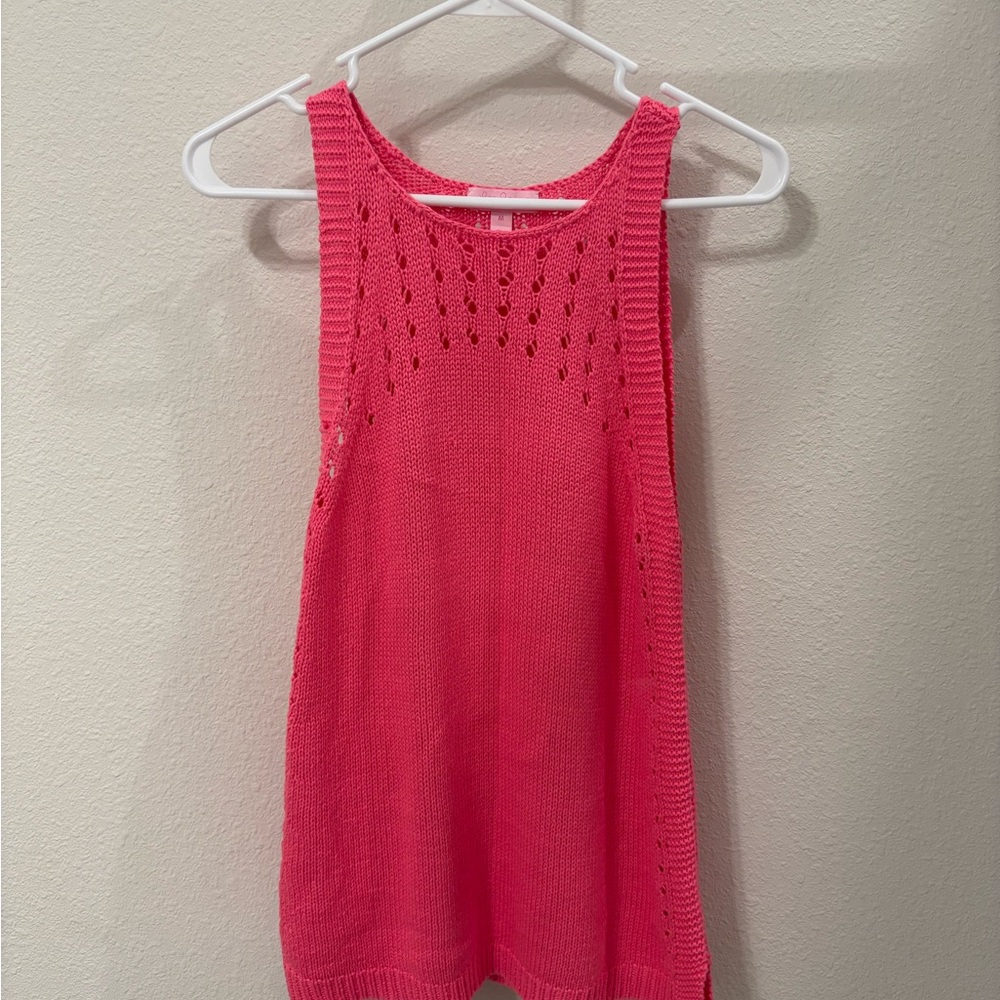 Pink Lilly Pulitzer Sleeveless Knit Top